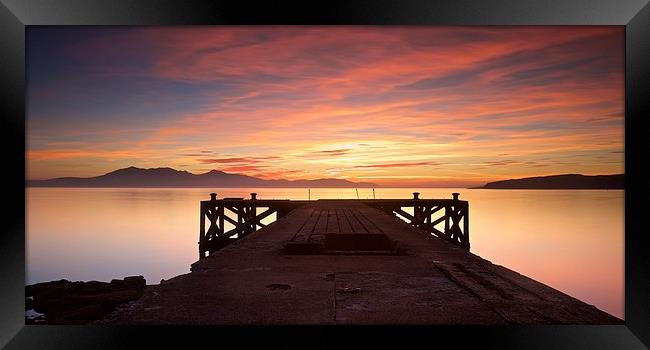  Portencross Pier Framed Print by Stephen Taylor