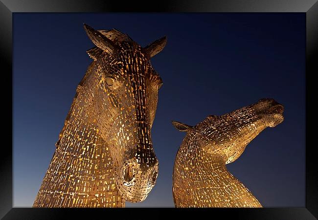  The Kelpies at Falkirk Framed Print by Stephen Taylor