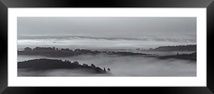  Layers of mist Framed Mounted Print by Stephen Taylor
