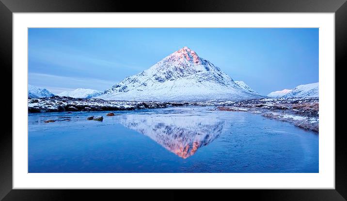  Winter in Glencoe Framed Mounted Print by Stephen Taylor