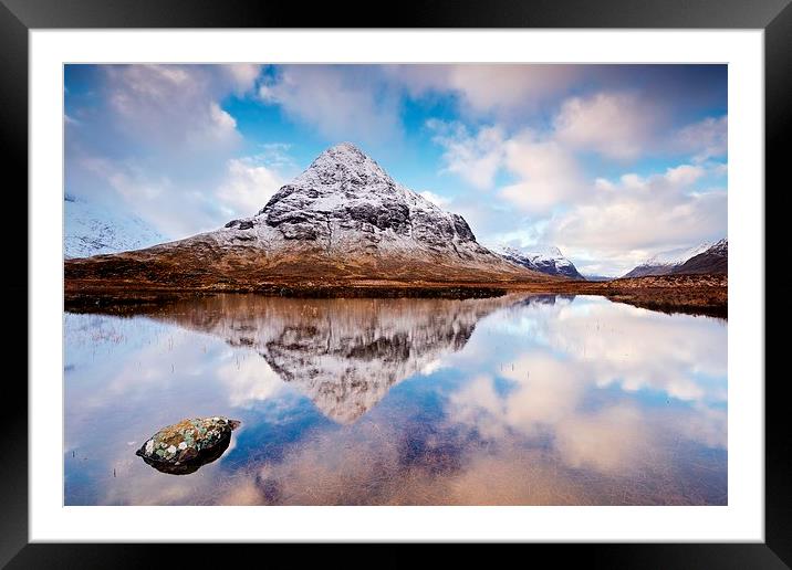  Winter at Buachaille Etive Beag Framed Mounted Print by Stephen Taylor