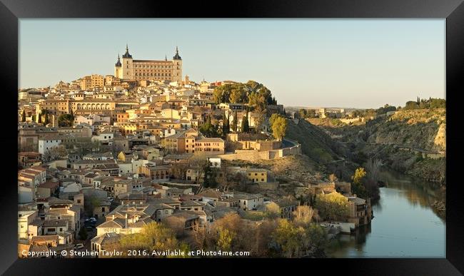 The old city of Toledo Framed Print by Stephen Taylor