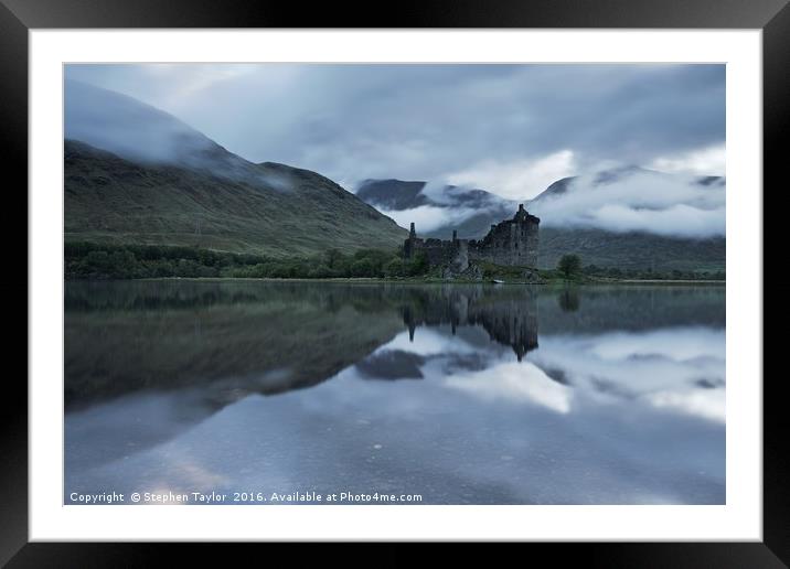 Dawn at Loch Awe Framed Mounted Print by Stephen Taylor