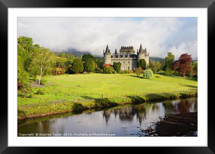 Inveraray Castle Framed Mounted Print by Stephen Taylor