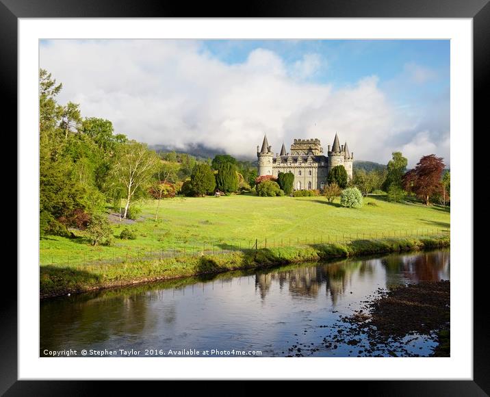 Inveraray Castle Framed Mounted Print by Stephen Taylor