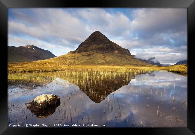 The other Buachaille Framed Print by Stephen Taylor