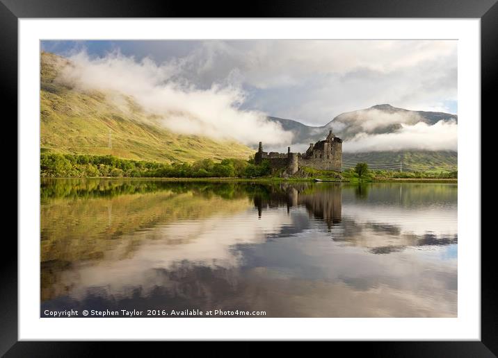 Loch Awesome Framed Mounted Print by Stephen Taylor