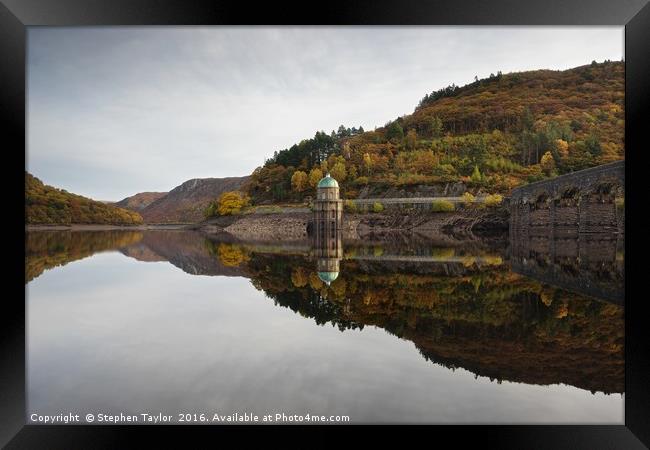 Autumn in the Elan Valley Framed Print by Stephen Taylor