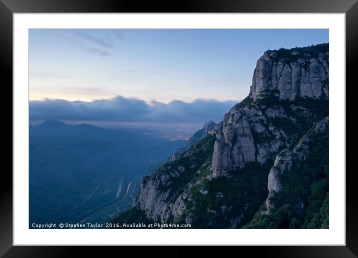 Mystical Dawn Framed Mounted Print by Stephen Taylor