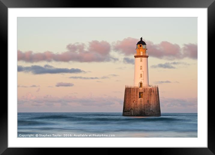 Rattray Head Framed Mounted Print by Stephen Taylor