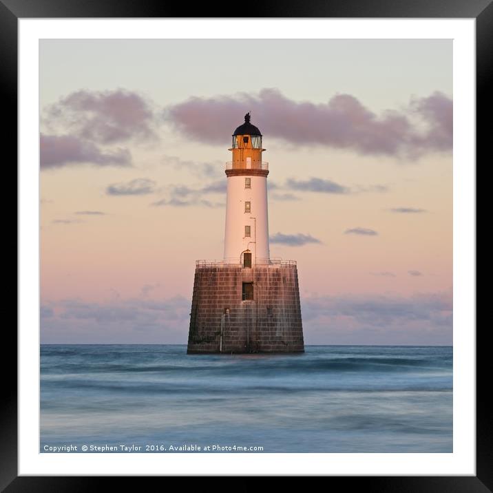 Rattray Head Framed Mounted Print by Stephen Taylor