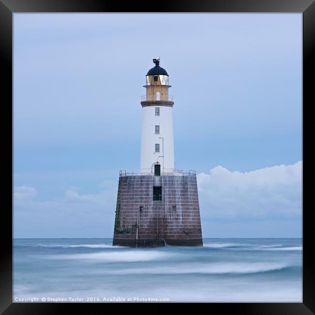 Rattray Head Lighthouse Framed Print by Stephen Taylor