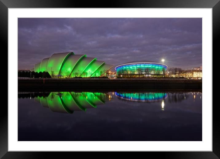 The SECC and SSE Hydro Framed Mounted Print by Stephen Taylor
