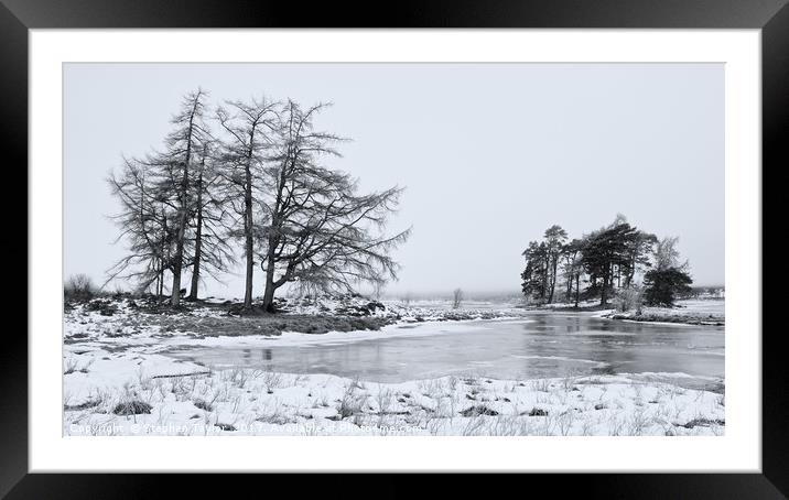 Winter on Loch Tulla Framed Mounted Print by Stephen Taylor