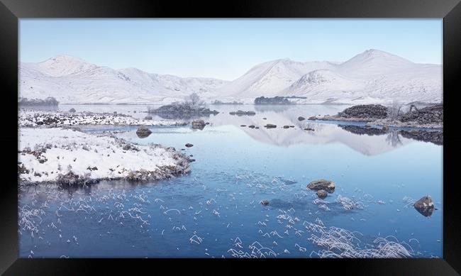 A Snow covered Rannoch Moor Framed Print by Stephen Taylor