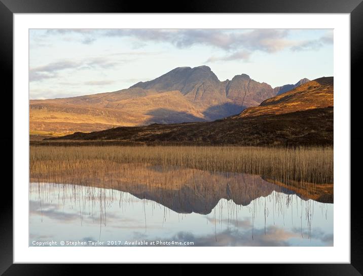 Loch cill chriosd  Framed Mounted Print by Stephen Taylor