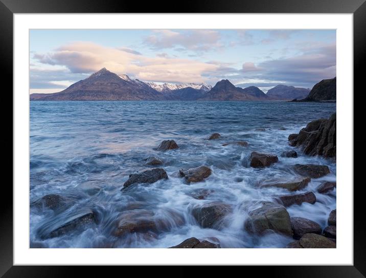 Dawn at Elgol Framed Mounted Print by Stephen Taylor