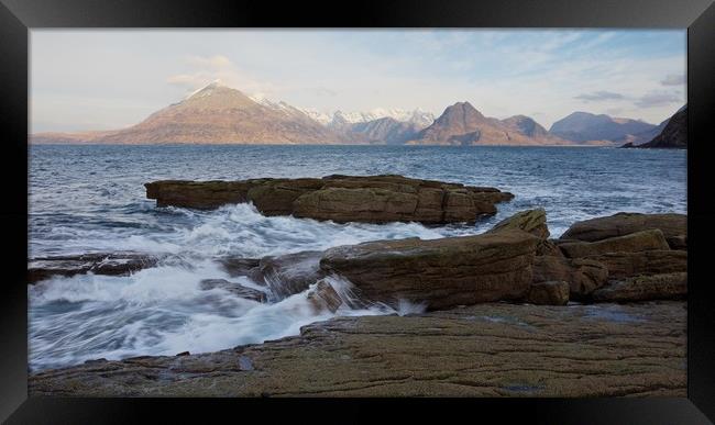The Sea at Elgol Framed Print by Stephen Taylor