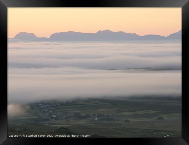 Staffin Framed Print by Stephen Taylor