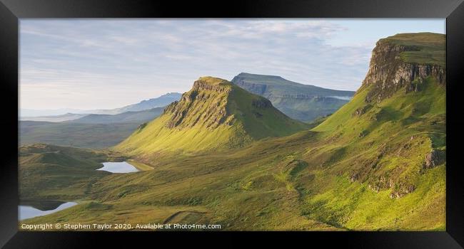 Quiraing Framed Print by Stephen Taylor