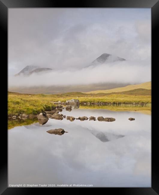 Lochan na Stainge Framed Print by Stephen Taylor