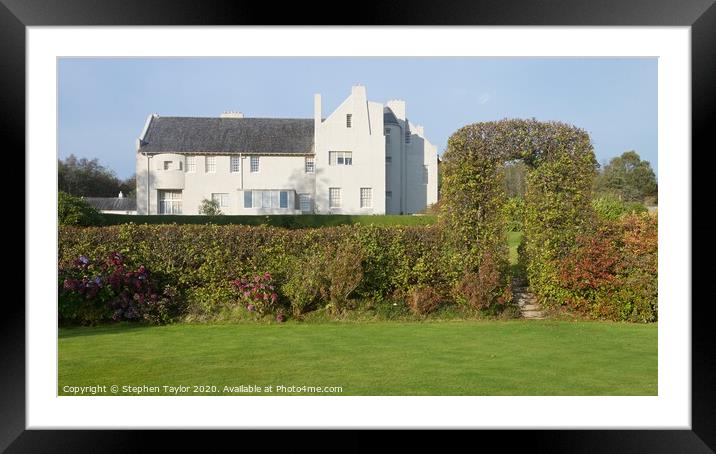 Hill House Framed Mounted Print by Stephen Taylor