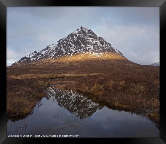 Buachaille Etive Mor Framed Print by Stephen Taylor