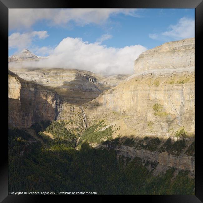 Valle de Ordesa Framed Print by Stephen Taylor