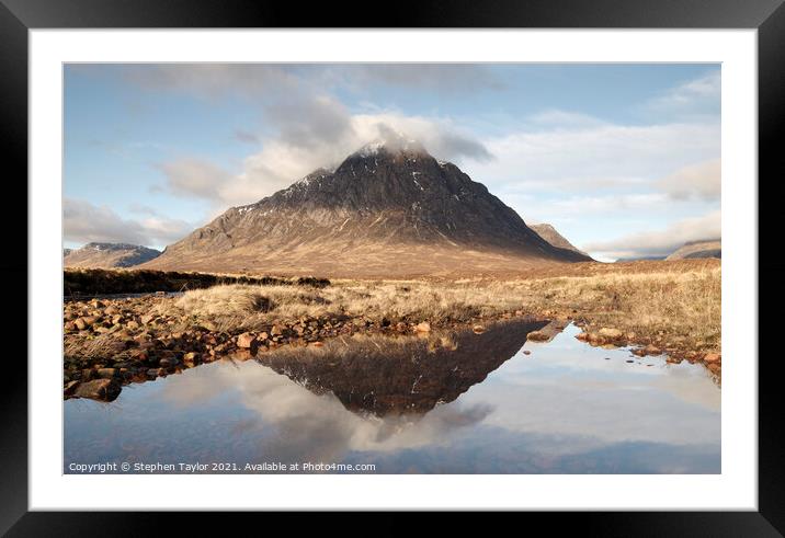 Buachaille Etive Mor Framed Mounted Print by Stephen Taylor