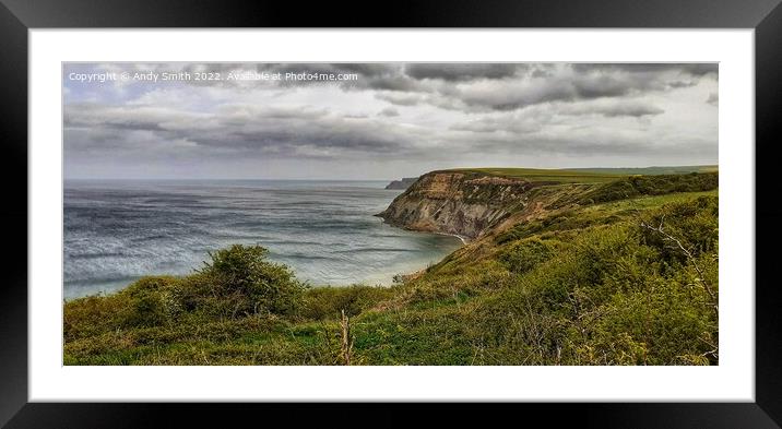 Majestic Coastal Scenery Framed Mounted Print by Andy Smith
