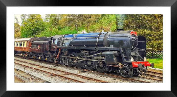 Magical Steam Train Adventure Framed Mounted Print by Andy Smith