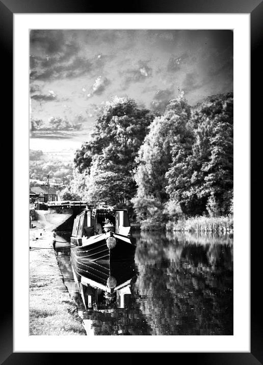  Huddersfield Narrow Canal Framed Mounted Print by Andy Smith