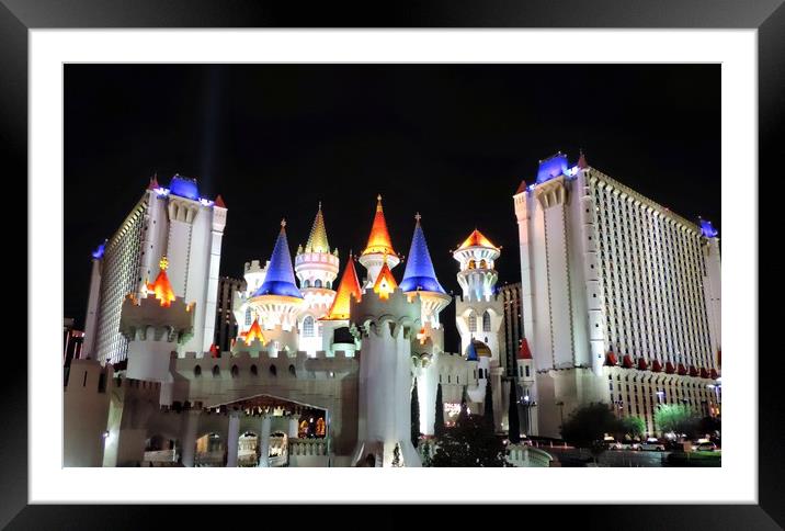  Excalibur Hotel Las Vegas Framed Mounted Print by Andy Smith