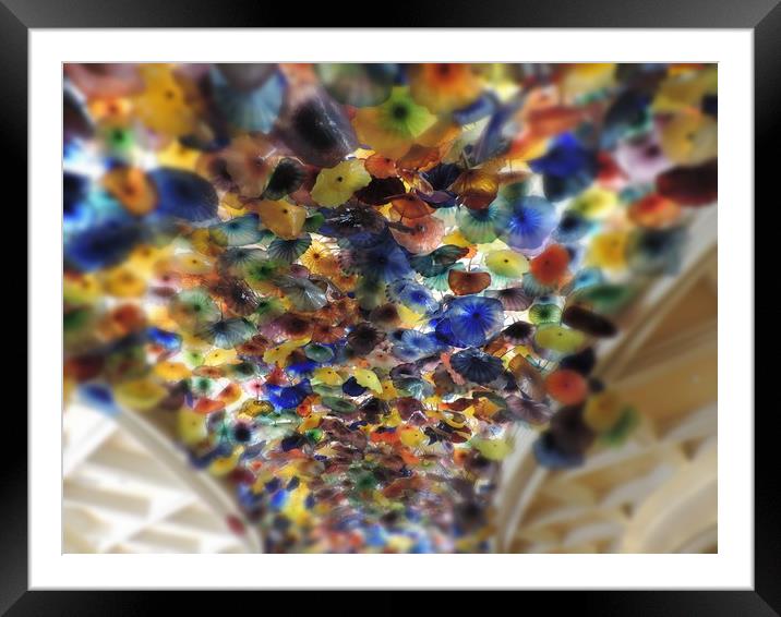  Bellagio Lobby ceiling Framed Mounted Print by Andy Smith