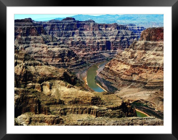  Grand Canyon West Rim Framed Mounted Print by Andy Smith