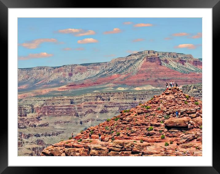  Grand Canyon Guano Point Framed Mounted Print by Andy Smith