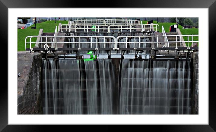  Caledonian Canal Fort Augustus Framed Mounted Print by Andy Smith