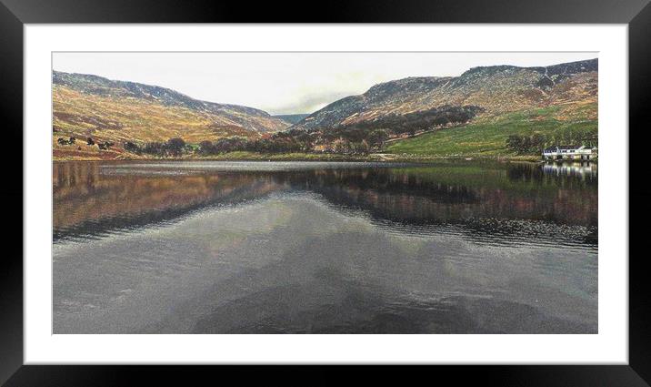           Dovestones Reservoir Framed Mounted Print by Andy Smith