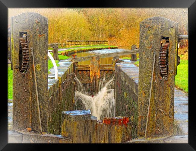 Leaky Lock           Framed Print by Andy Smith
