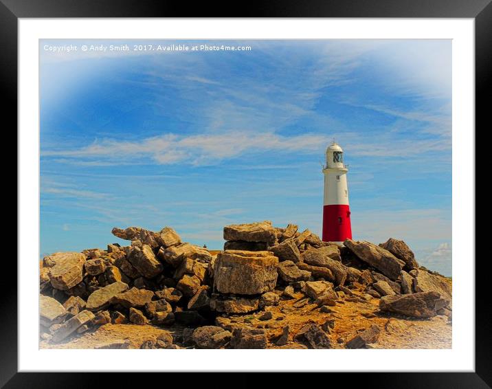 Portland Bill           Framed Mounted Print by Andy Smith