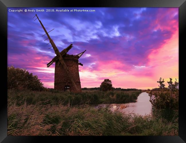 Haunting Beauty of Brograve Mill Framed Print by Andy Smith