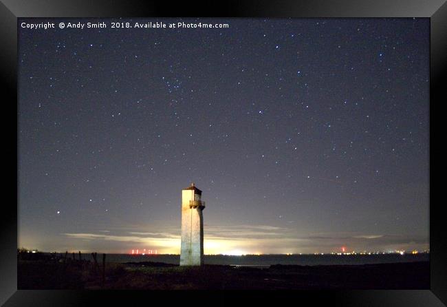 Guiding Light of the Night Sky Framed Print by Andy Smith