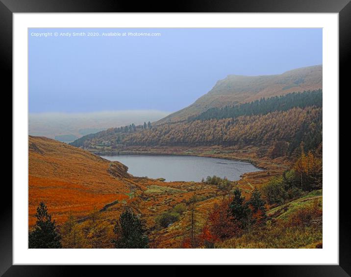 Majestic Autumn Over Dovestones Framed Mounted Print by Andy Smith