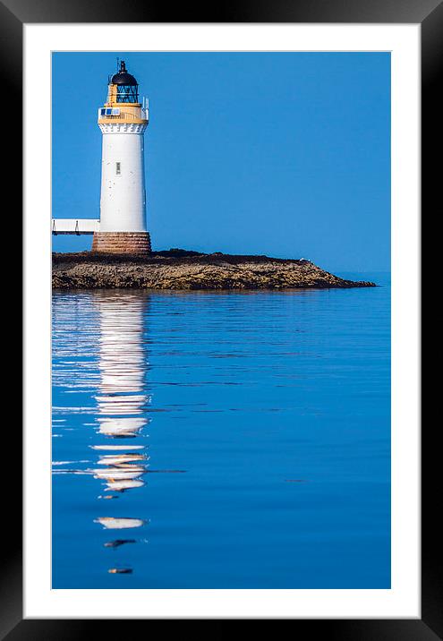 Lighthouse near Tobermory, Mull, Scotland Framed Mounted Print by James Bennett (MBK W