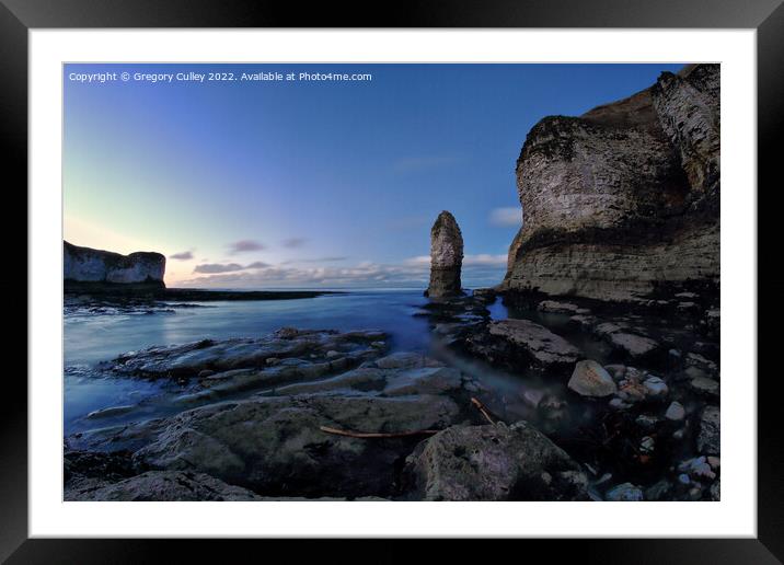 Flamborough Head, East Riding of Yorkshire Framed Mounted Print by Gregory Culley