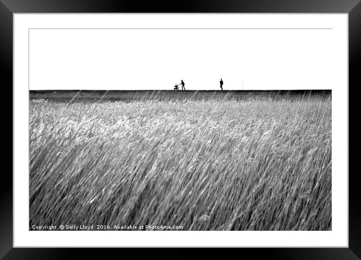 Blakeney Day Out Framed Mounted Print by Sally Lloyd