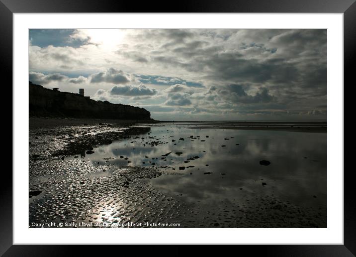 Hunstanton Reflections Framed Mounted Print by Sally Lloyd