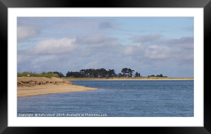 East Hills at Wells-next-the-Sea, Norfolk Framed Mounted Print by Sally Lloyd