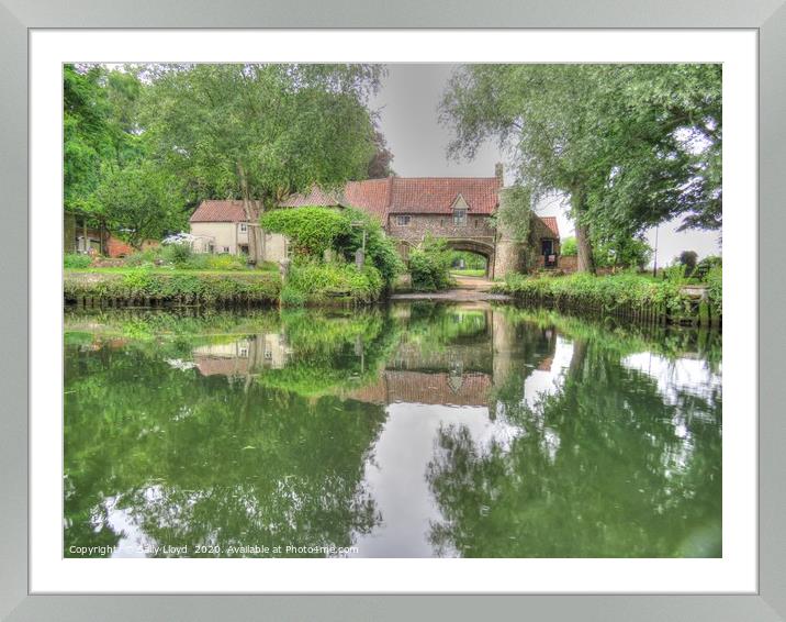 Pulls Ferry from the Wensum Framed Mounted Print by Sally Lloyd