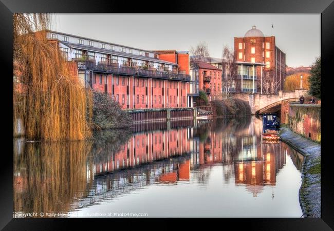 View to St James Mill, Norwich Framed Print by Sally Lloyd